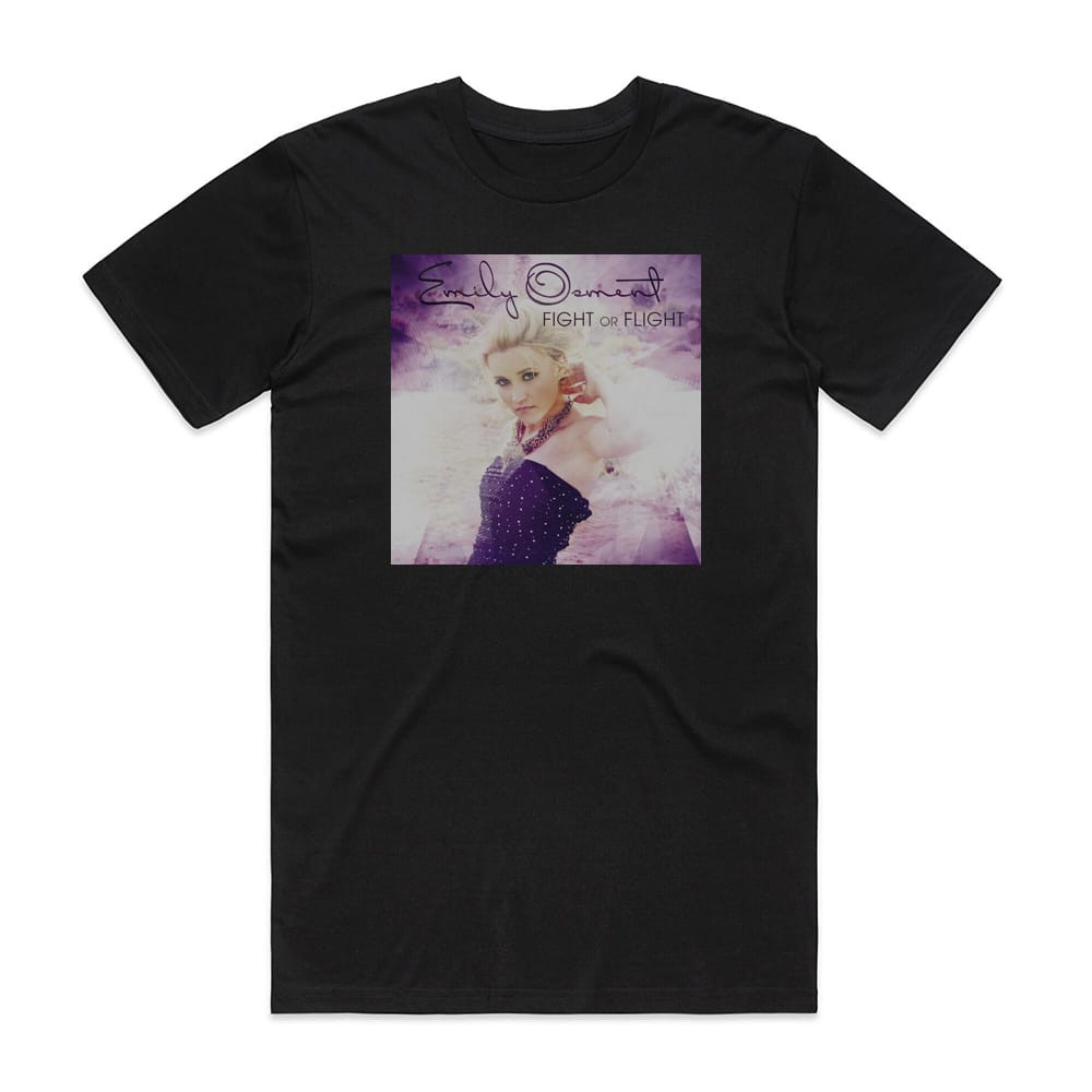 Emily Osment Fight Or Flight Album Cover T-Shirt Black