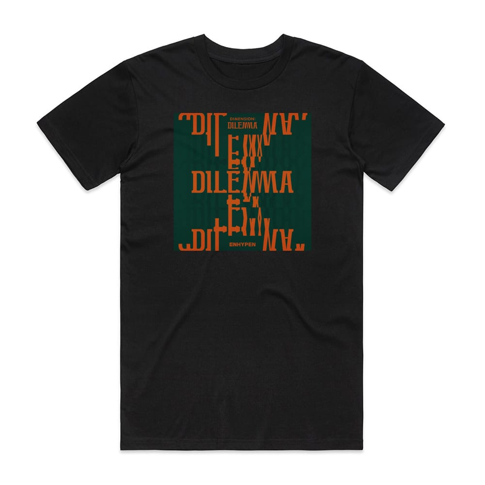 ENHYPEN Dimension Dilemma Album Cover T-Shirt Black