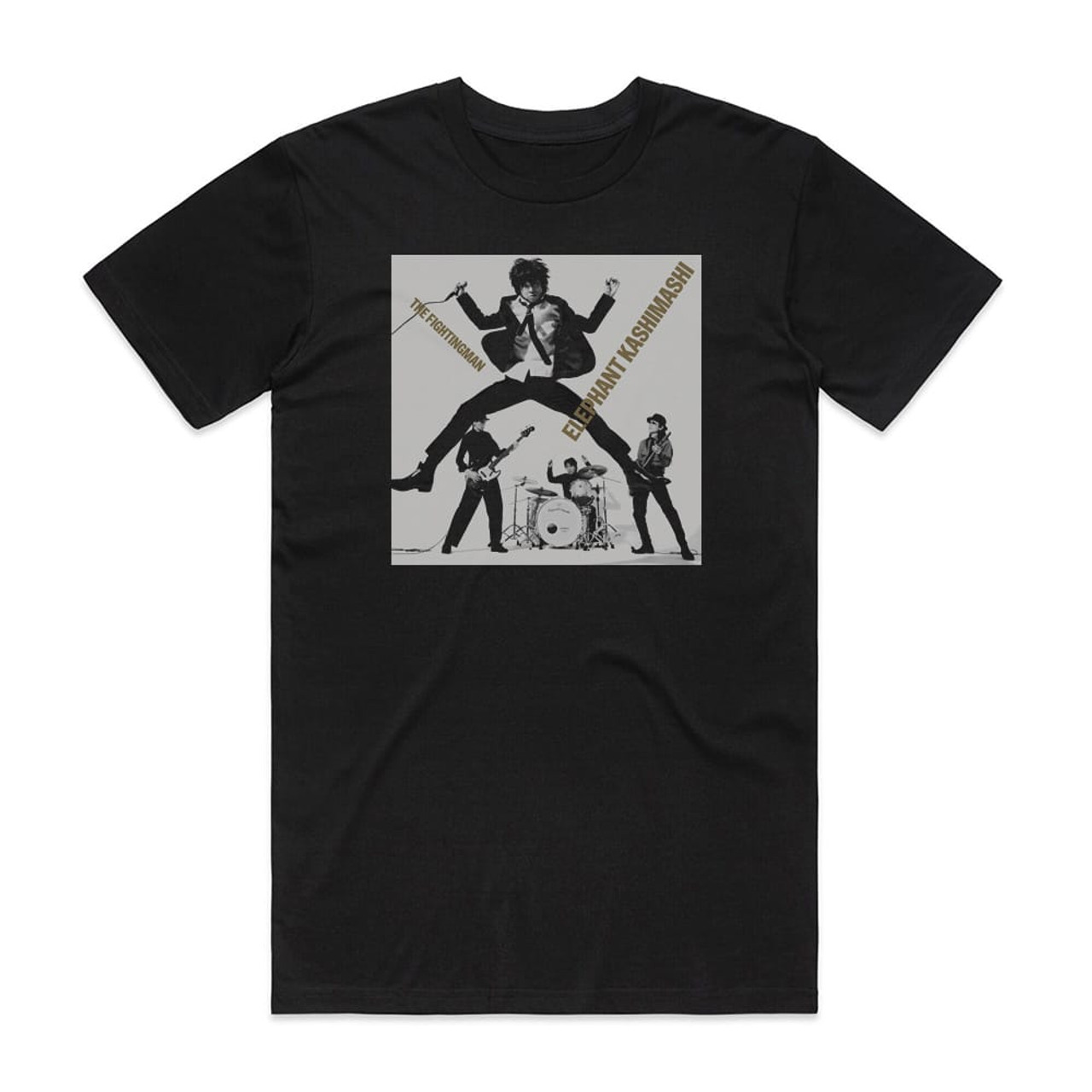 Elephant Kashimashi All Time Best Album The Fighting Man Album Cover  T-Shirt Black