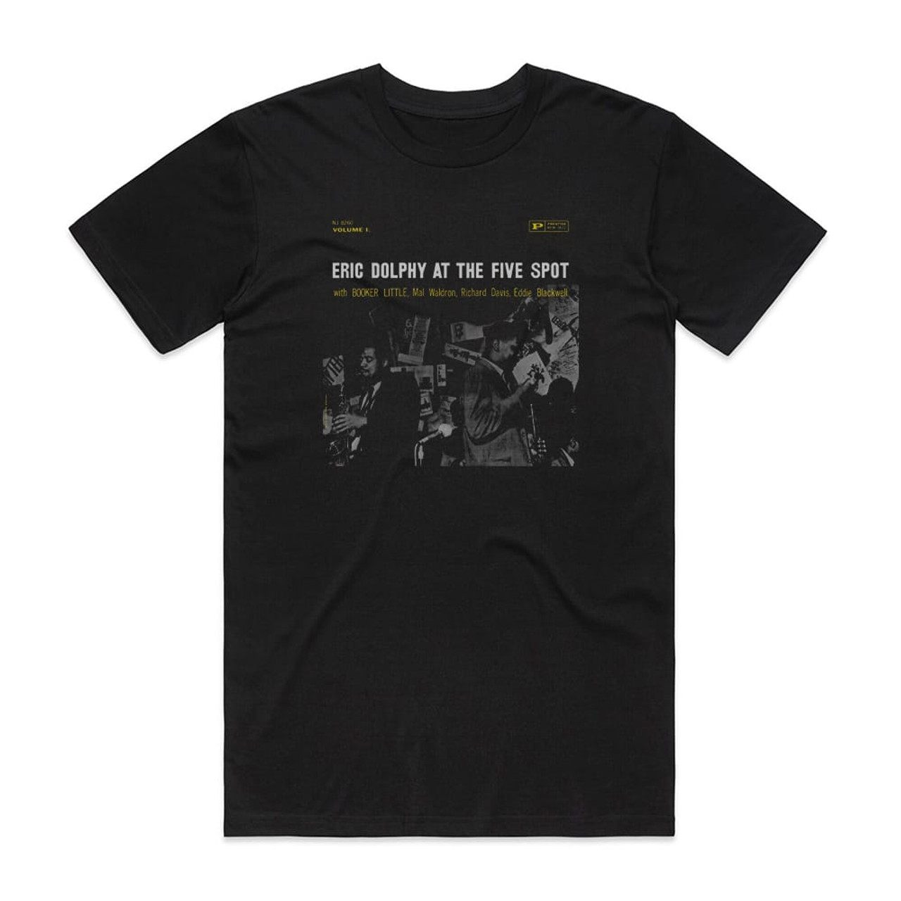 Eric Dolphy At The Five Spot Vol 1 Album Cover T-Shirt Black