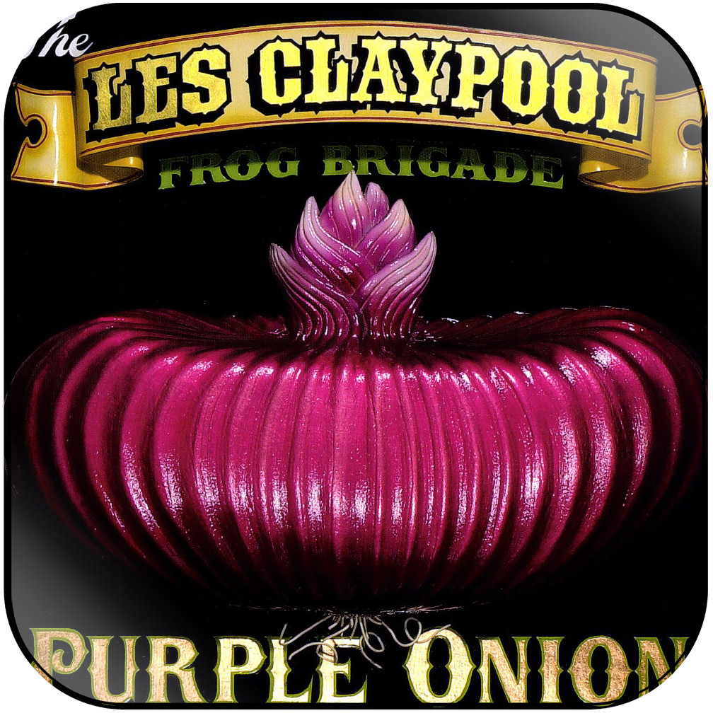 Les Claypools Frog Brigade Purple Onion Album Cover Sticker Album