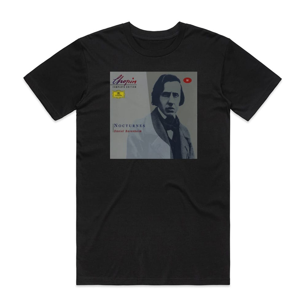 Frederic Chopin Complete Edition 3 Album Cover T-Shirt Black