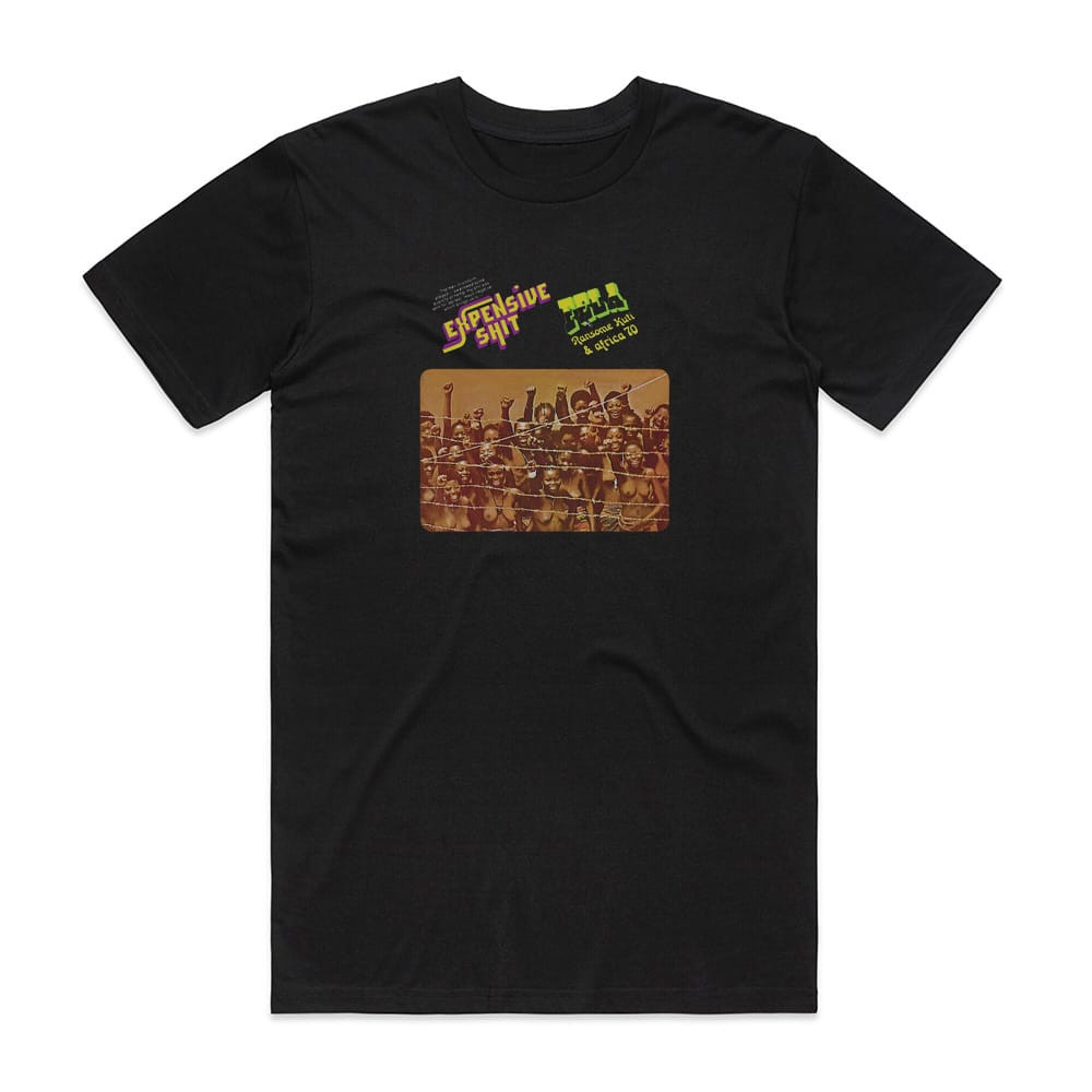 Fela Kuti The Africa 70 Tシャツ XL Fela Kuti and Afrika 70 Expensive Shit Album Cover T-Shirt Black