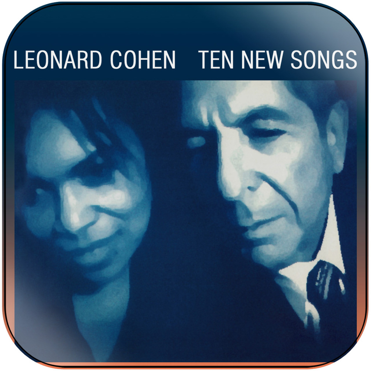 Leonard Cohen - Ten New Songs-1 Album Cover Sticker Album Cover Sticker