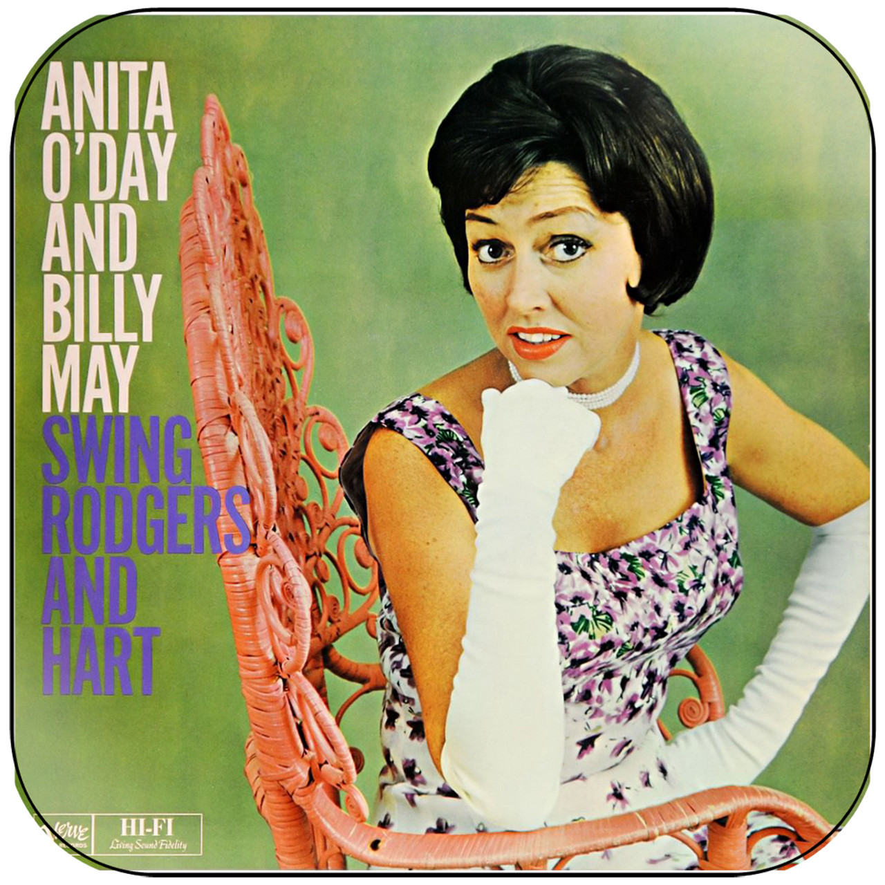 Anita O'Day - Anita Oday And Billy May Swing Rodgers And Hart Album Cover  Sticker