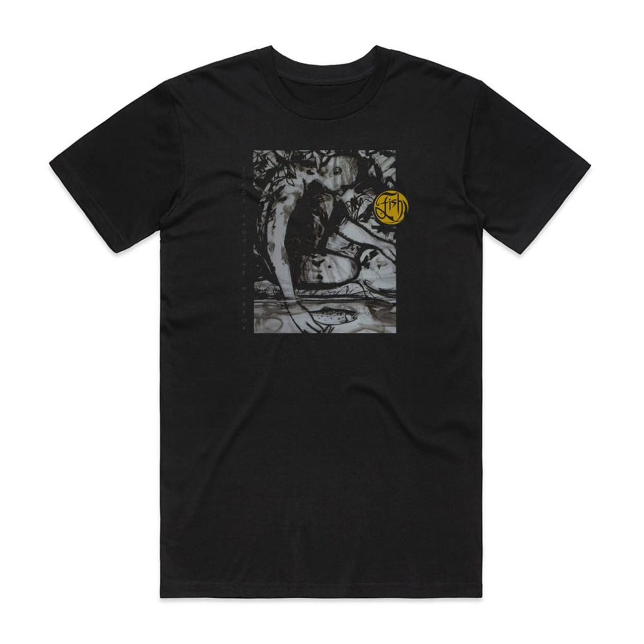 Fish Songs From The Mirror 1 Album Cover T-Shirt Black