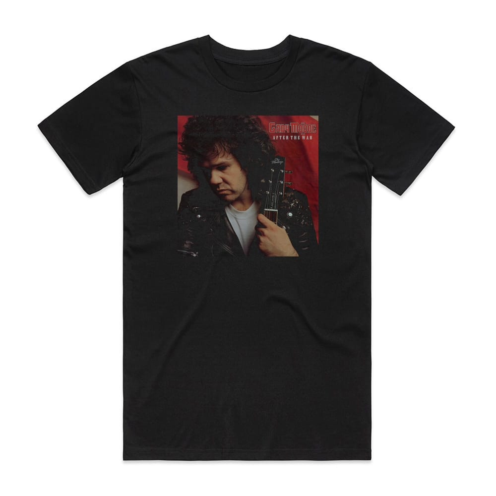 Gary Moore After The War Album Cover T-Shirt Black