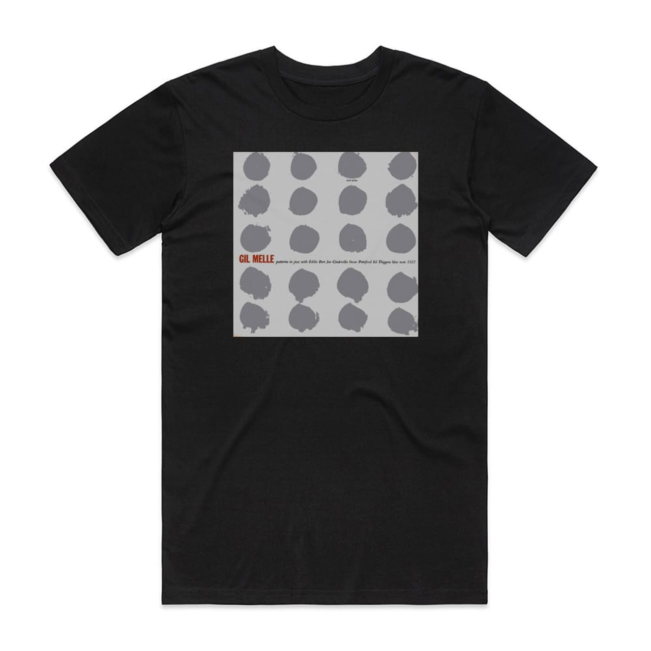 Gil Melle Patterns In Jazz Album Cover T-Shirt Black