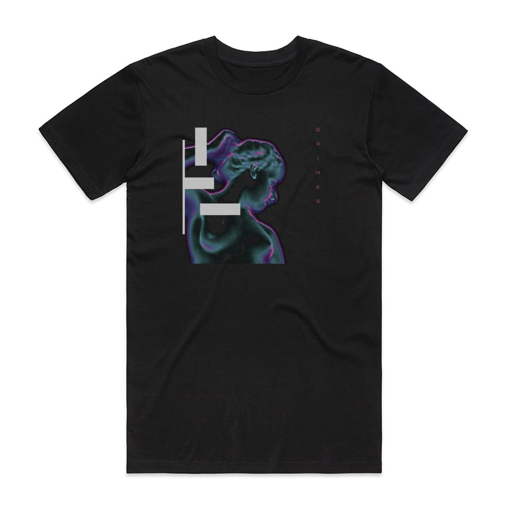 Grimes Halfaxa 2 Album Cover T-Shirt Black