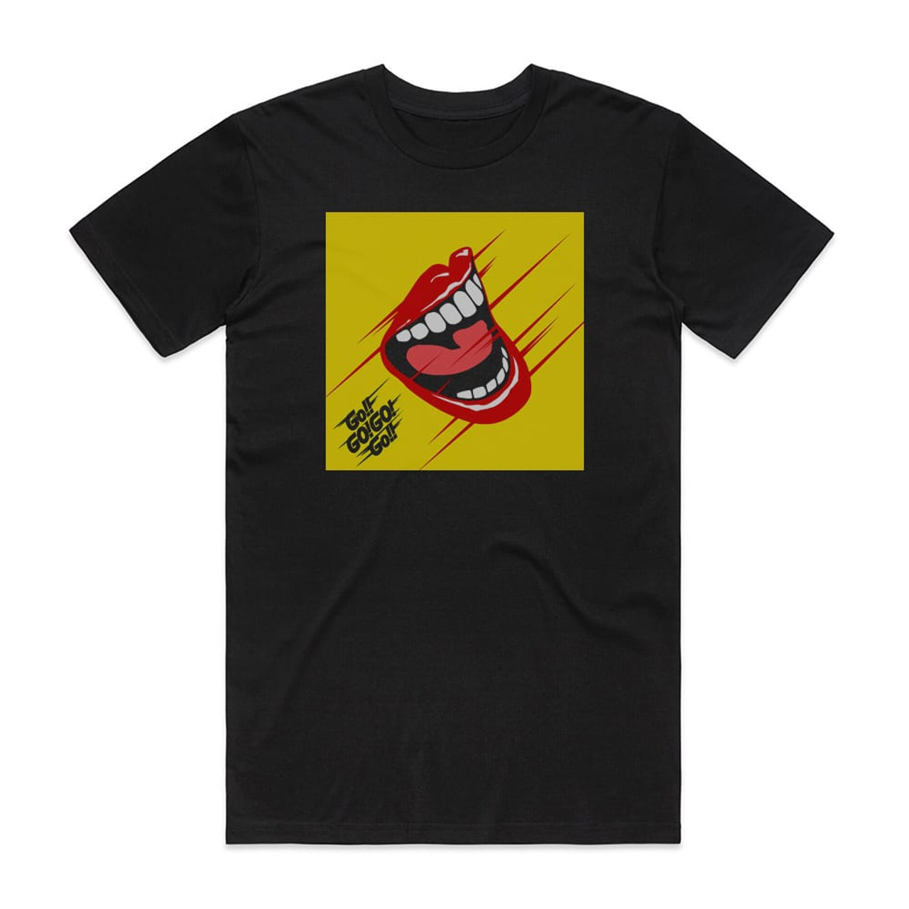 GO GO 7188 Gogogogo Album Cover T-Shirt Black