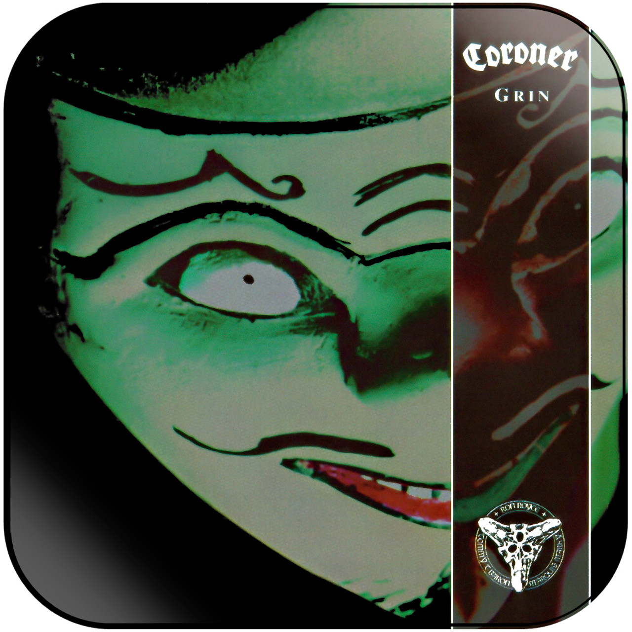 Coroner - Grin Album Cover Sticker Album Cover Sticker