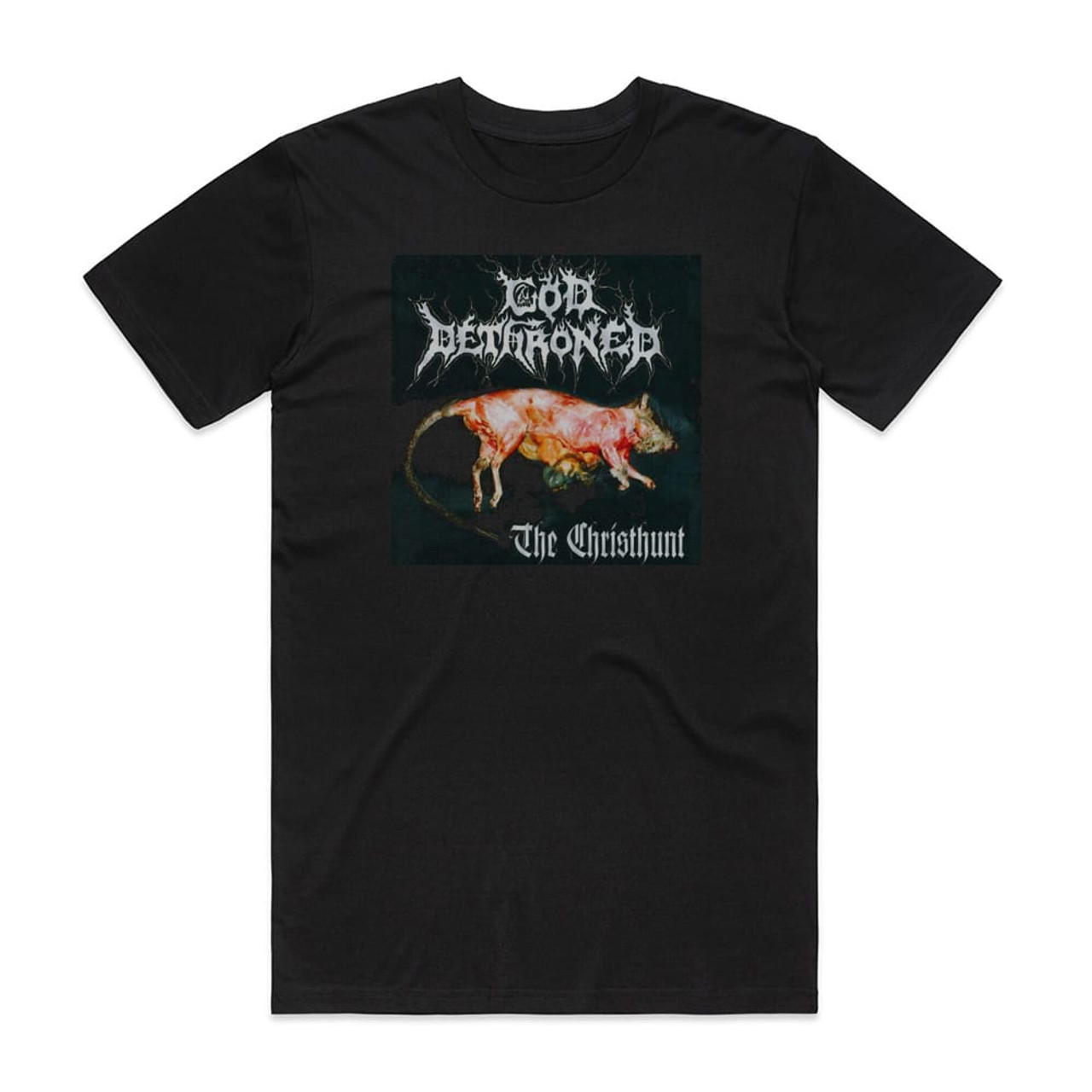 God Dethroned The Christhunt 1 Album Cover T-Shirt Black