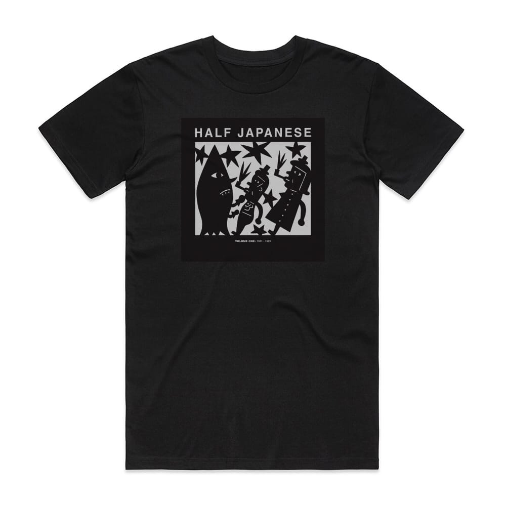 Half Japanese Volume One 1981 1985 Album Cover T-Shirt Black