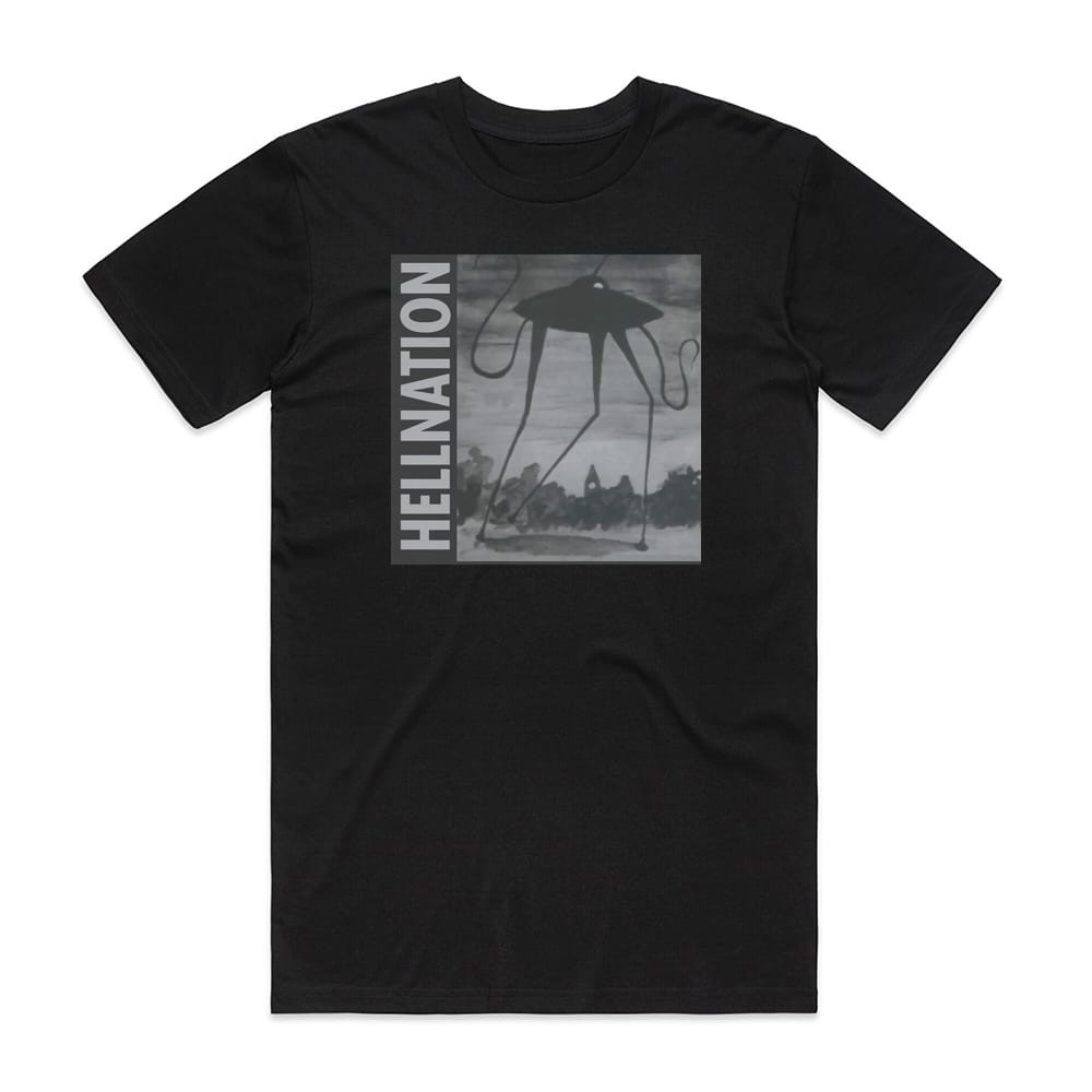 Hellnation Your Chaos Days Are Numbered Album Cover T-Shirt Black