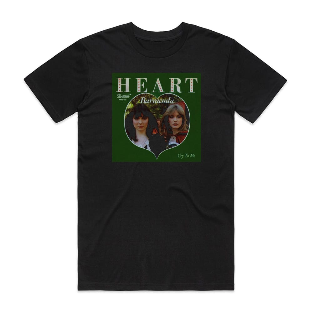 Heart Barracuda Album Cover T-Shirt Black