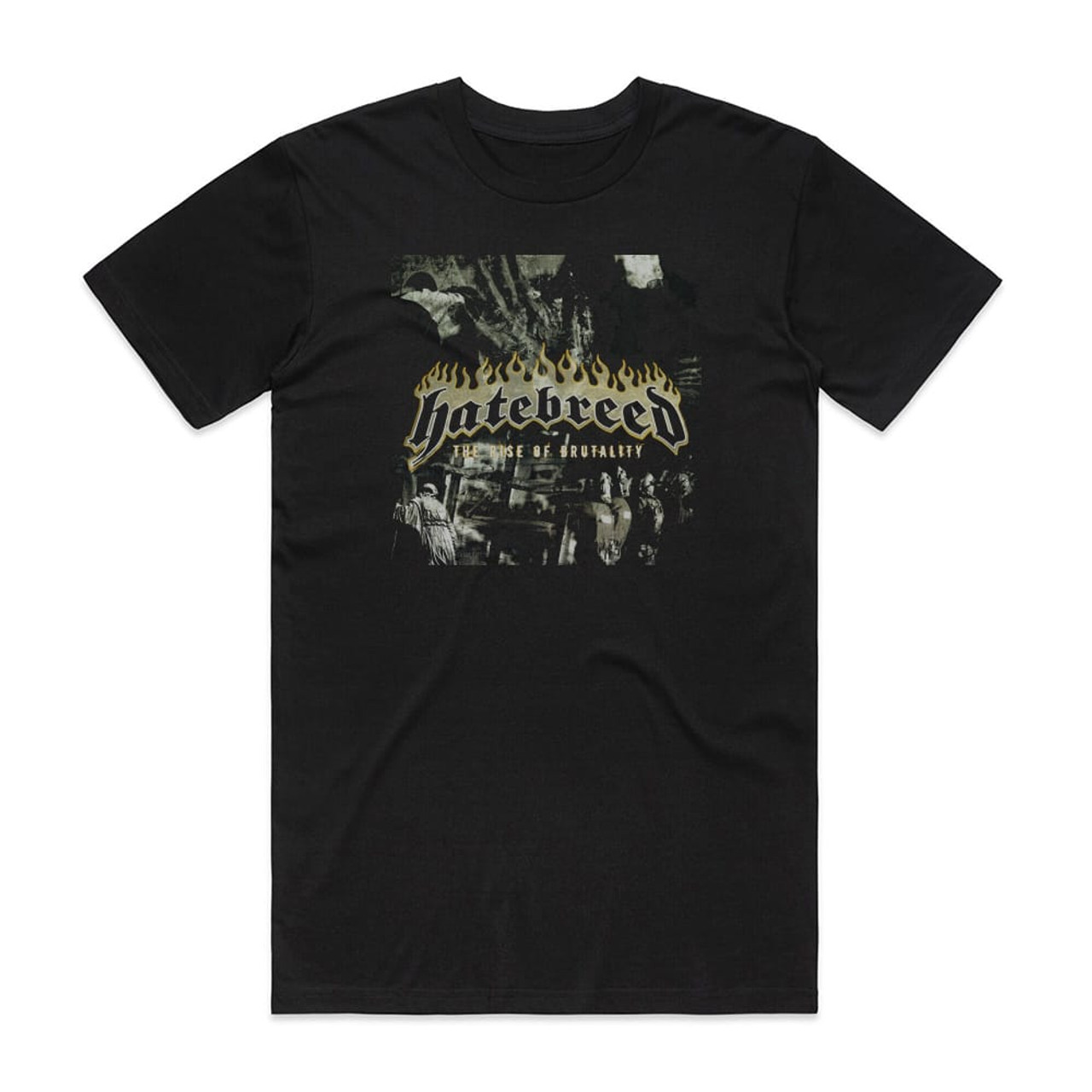 Hatebreed The Rise Of Brutality Album Cover T-Shirt Black