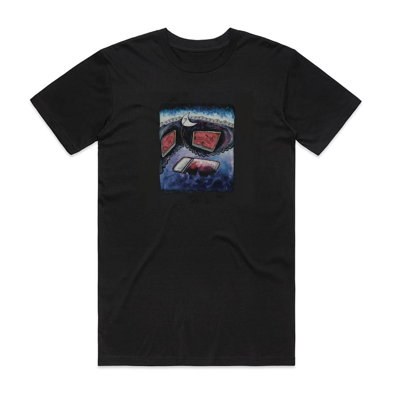 Hundred Waters The Moon Rang Like A Bell Album Cover T-Shirt Black