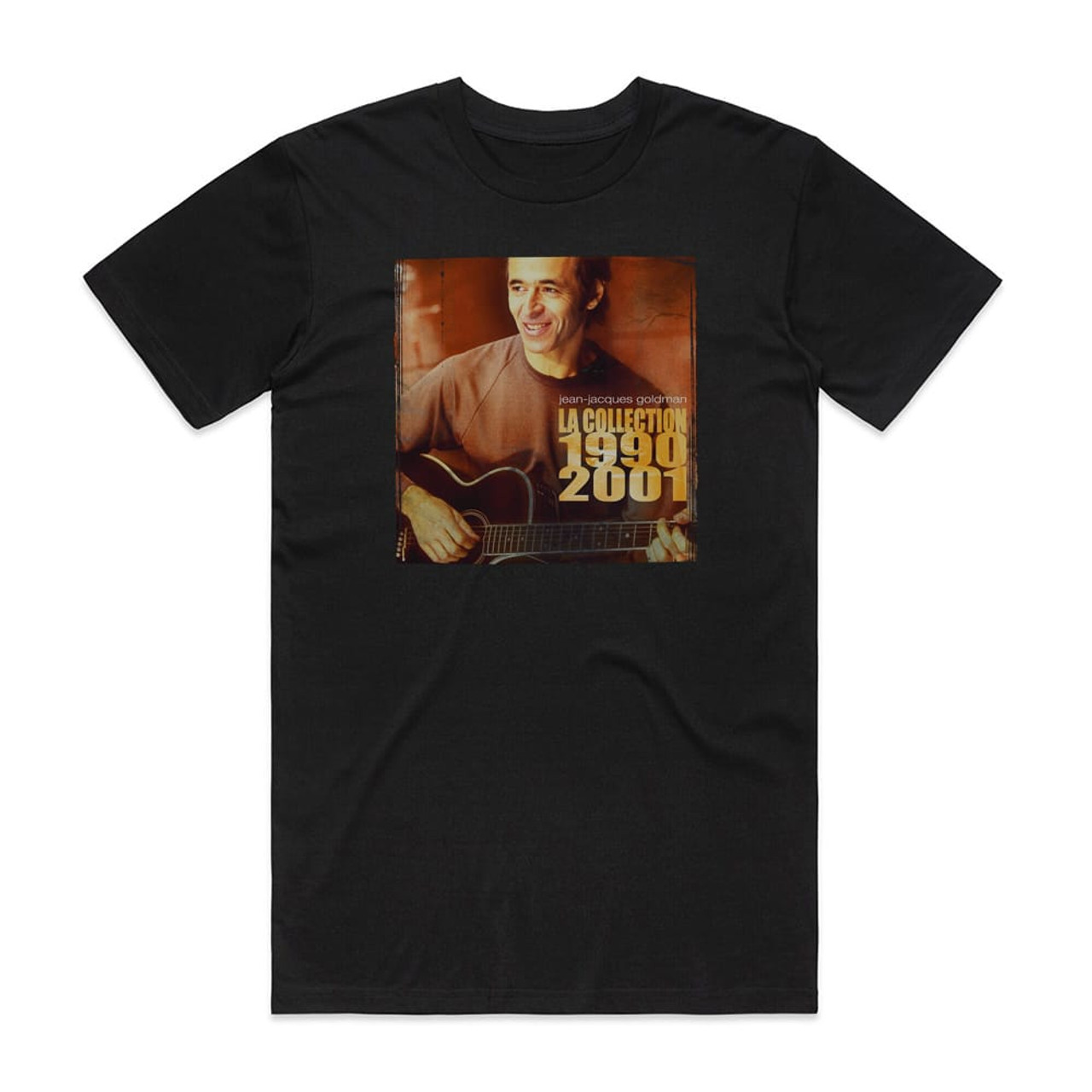 Jean-Jacques Goldman La Collection 1990 2001 Album Cover T-Shirt Black