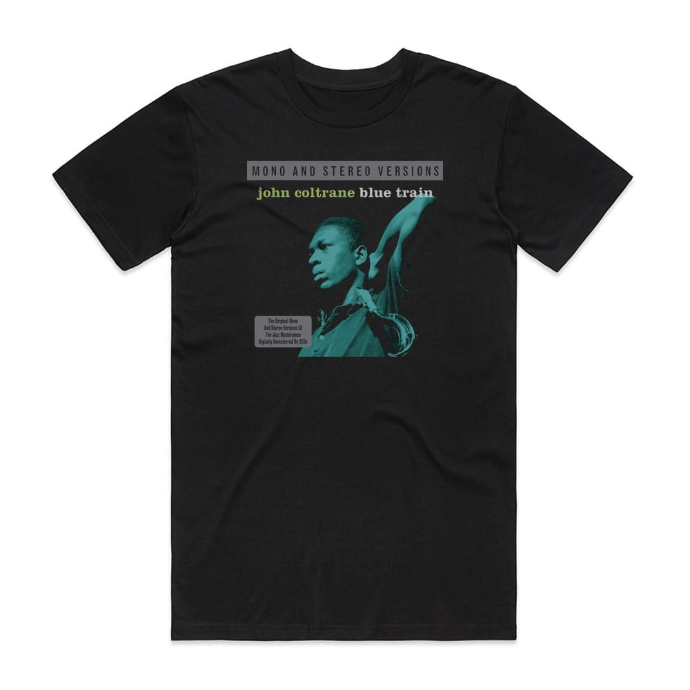 John Coltrane Blue Train 1 Album Cover T-Shirt Black
