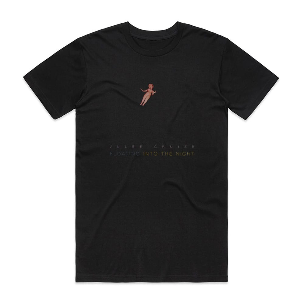 Julee Cruise Floating Into The Night Album Cover T-Shirt Black