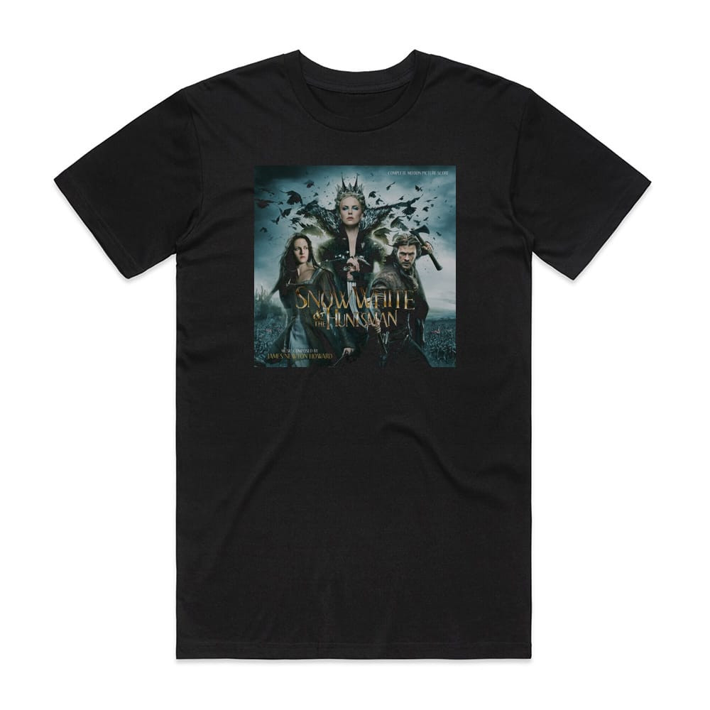 James Newton Howard Snow White The Huntsman Album Cover T-Shirt Black