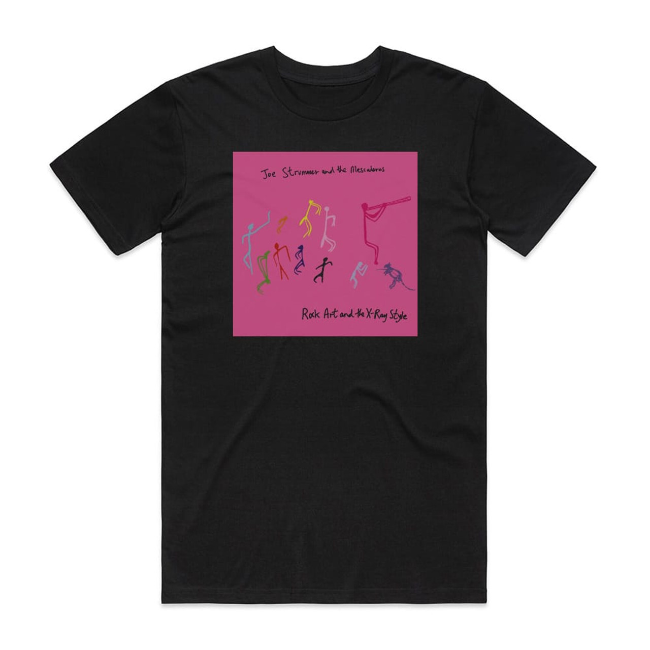 Joe Strummer and The Mescaleros Rock Art And The X Ray Style Album Cover  T-Shirt Black