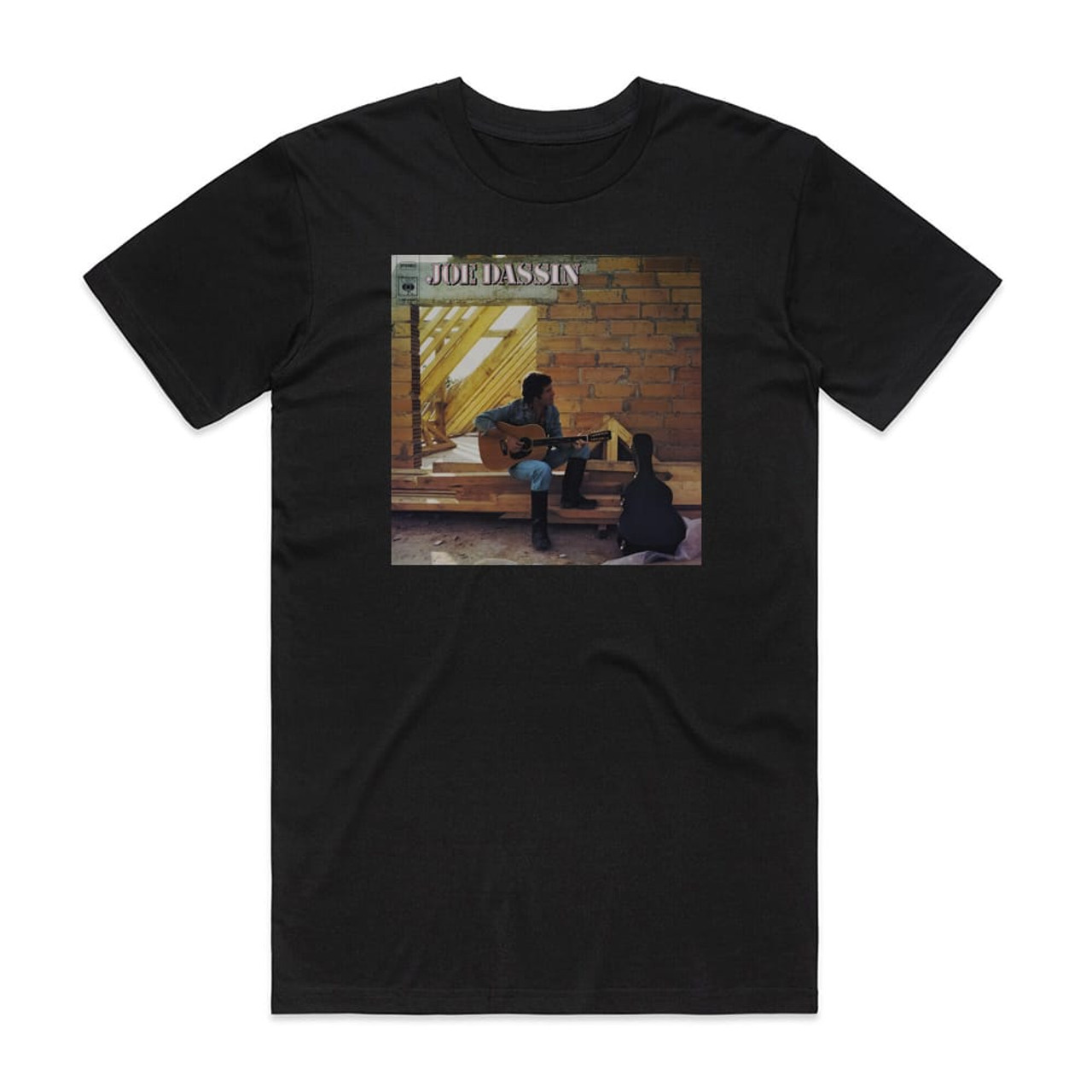 Joe Dassin Joe Dassin Album Cover T-Shirt Black