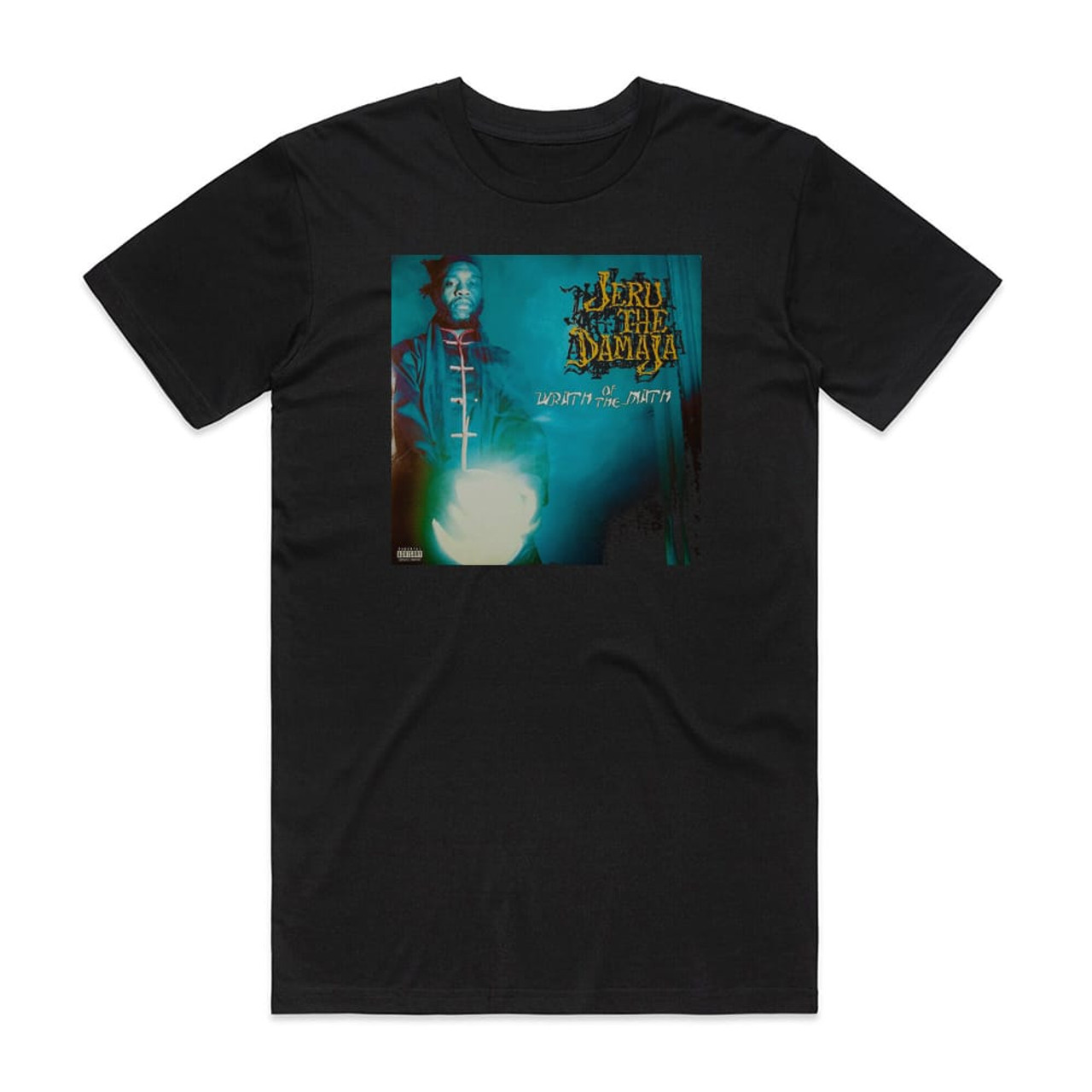 Jeru the Damaja Wrath Of The Math Album Cover T-Shirt Black