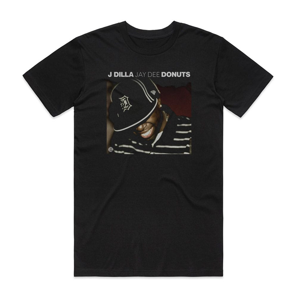J Dilla Donuts Album Cover T-Shirt Black