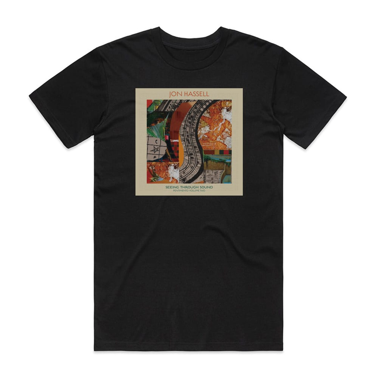 Jon Hassell Seeing Through Sound Pentimento Volume Two Album Cover T-Shirt  Black