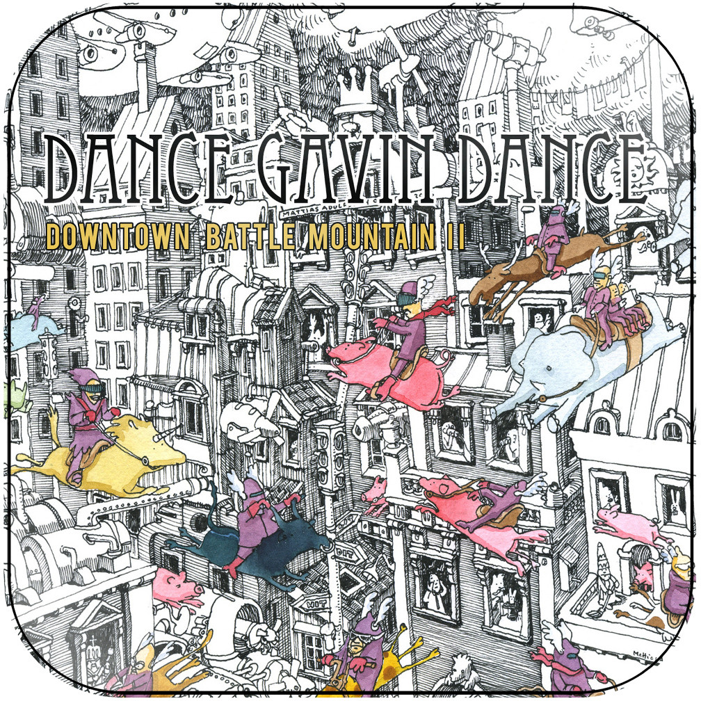 Dance Gavin Dance Downtown Battle Mountain Ii Album Cover Sticker