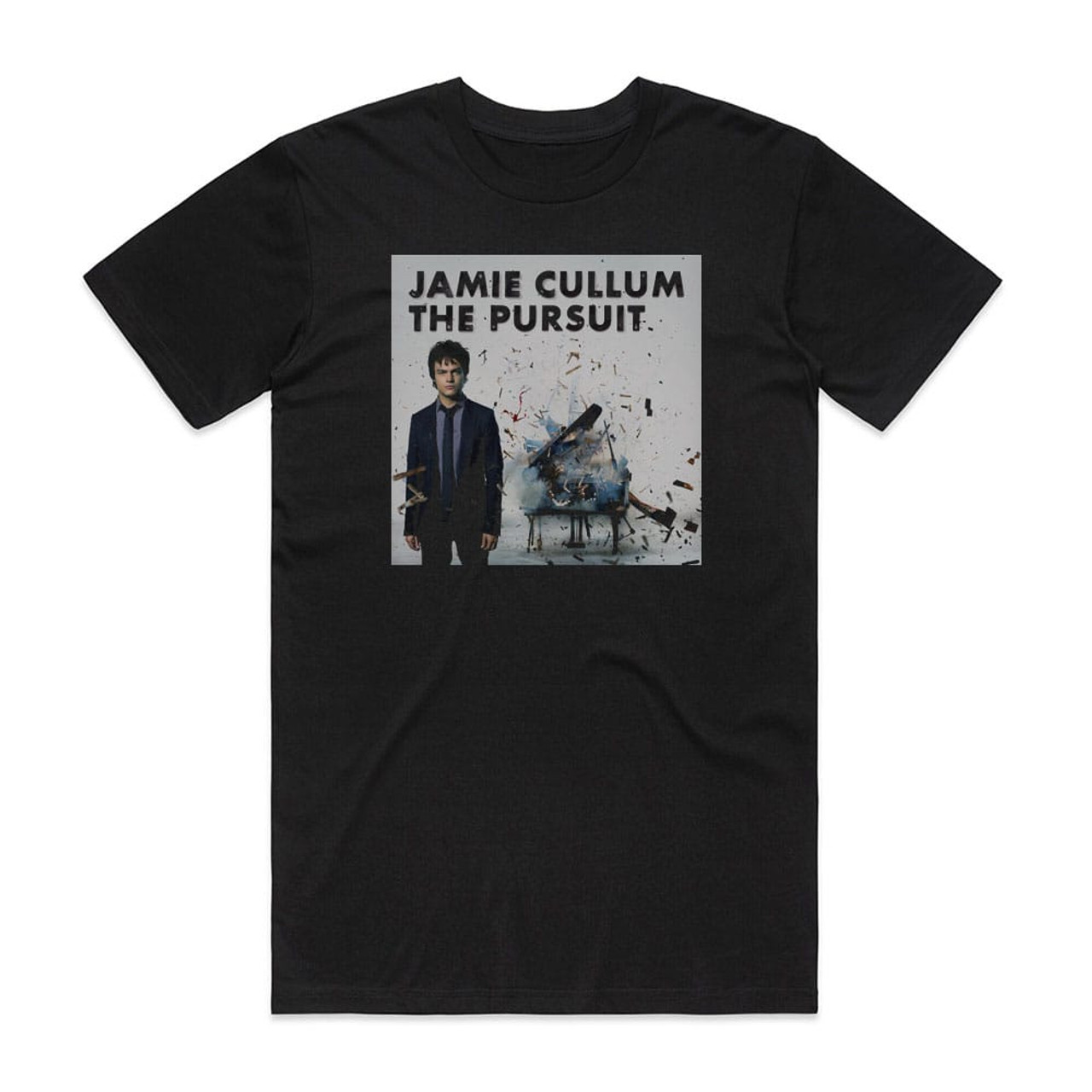 Jamie Cullum The Pursuit Album Cover T-Shirt Black