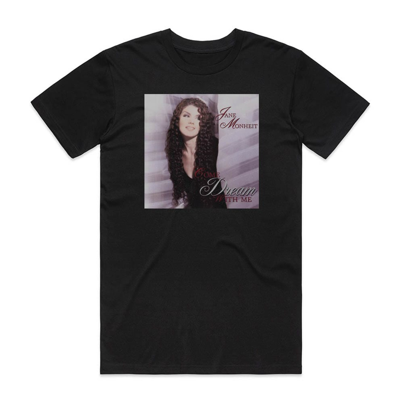 Jane Monheit Come Dream With Me Album Cover T-Shirt Black