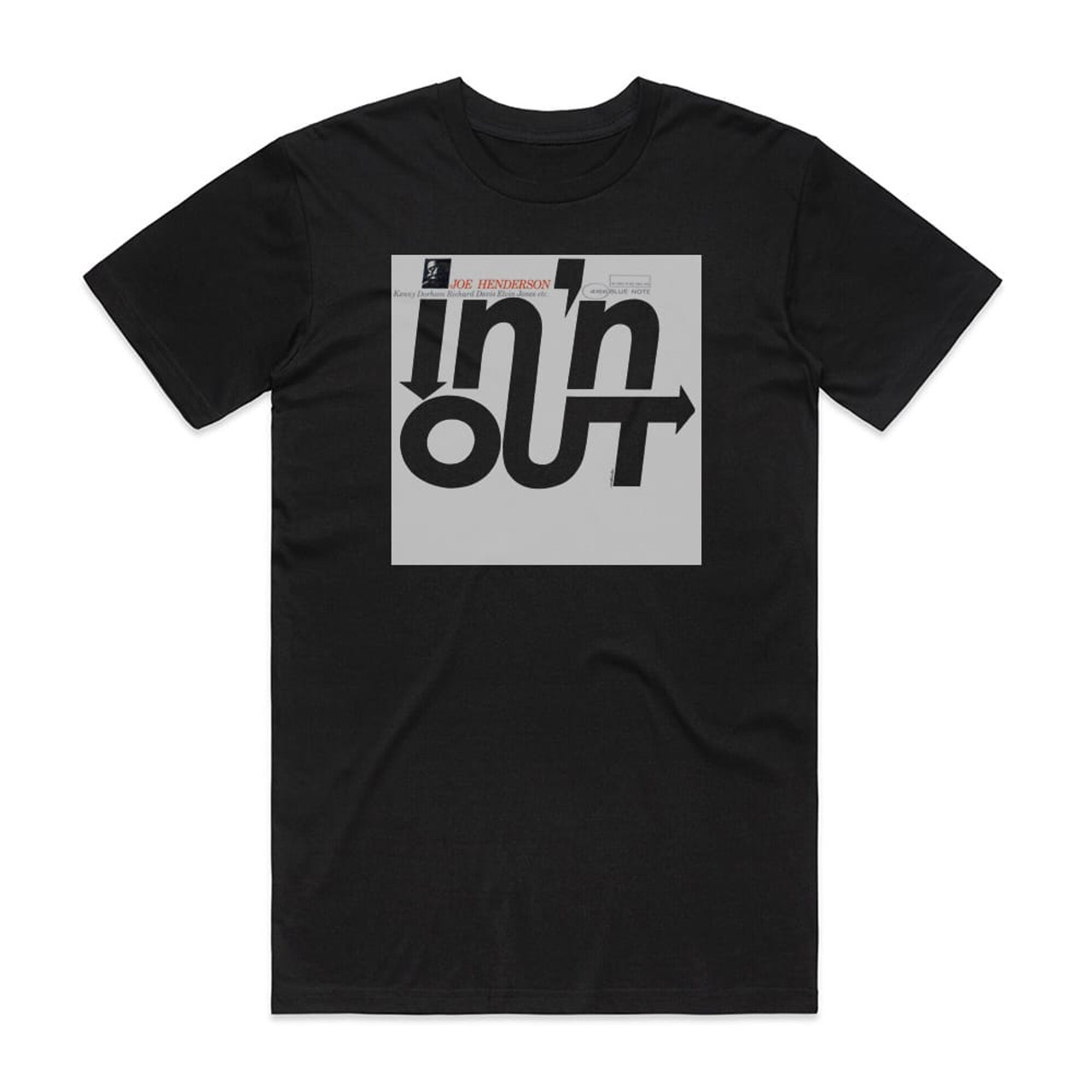 Joe Henderson In N Out Album Cover T-Shirt Black