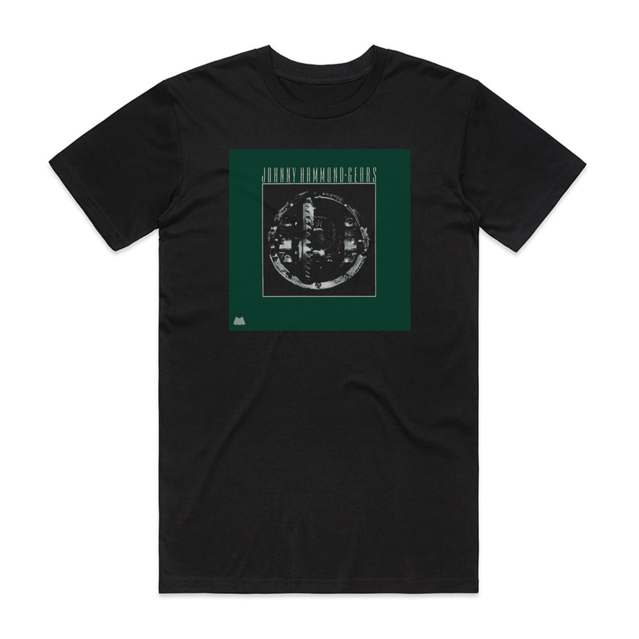 Johnny Hammond Smith Gears Album Cover T-Shirt Black