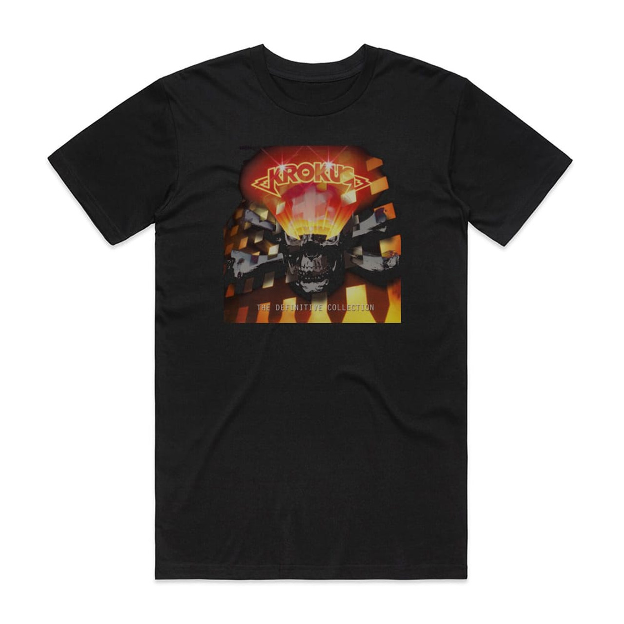 Krokus The Definitive Collection Album Cover T-Shirt Black