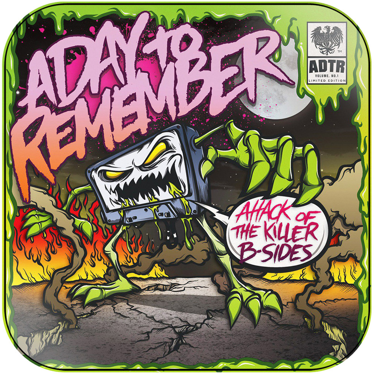 Download A Day To Remember Attack Of The Killer B Sides Album Cover Sticker For Android Wallpaper A Day To Remember Attack Of The Killer B Sides Album Cover Sticker For iPhone Free