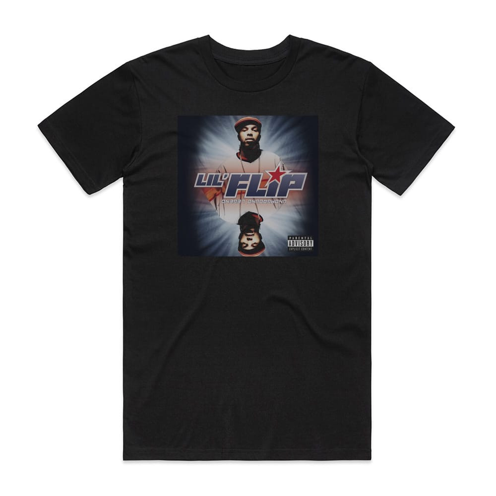 Lil Flip Undaground Legend Album Cover T-Shirt Black