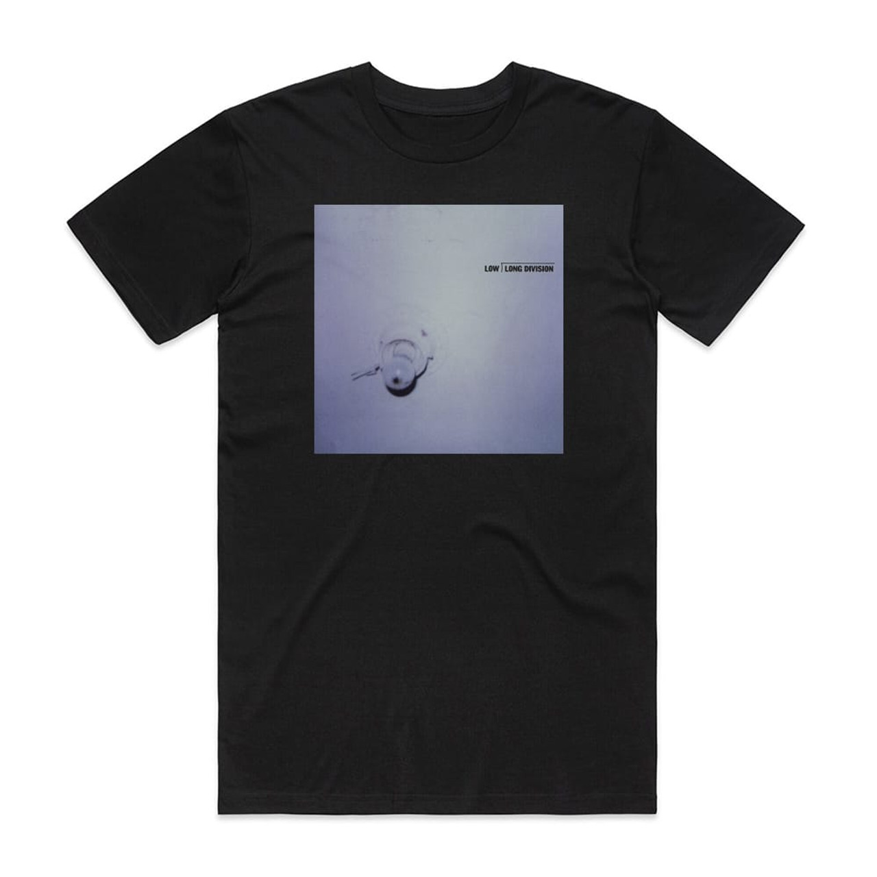 Low Long Division Album Cover T-Shirt Black