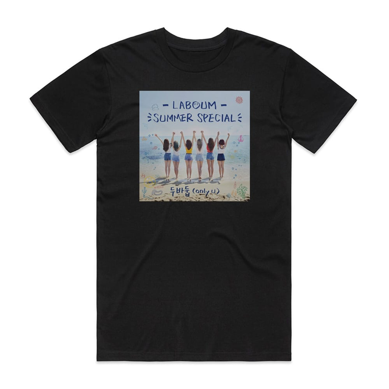 LABOUM Laboum Summer Special Album Cover T Shirt Black