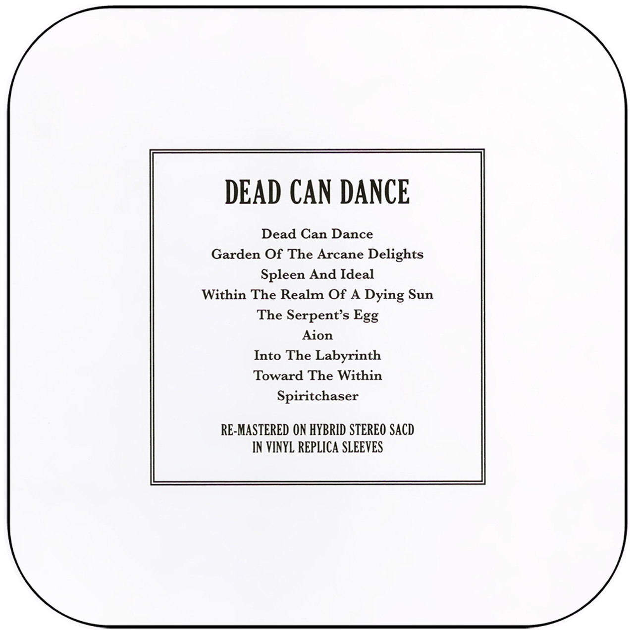 Dead Can Dance - Sacd Box Set Album Cover Sticker