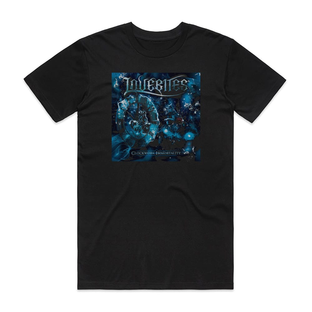 LOVEBITES Clockwork Immortality Album Cover T-Shirt Black