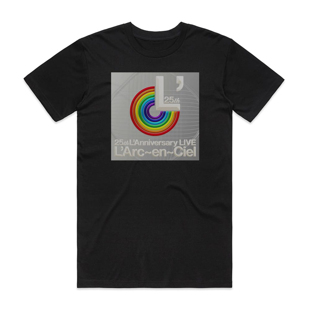 LArc-en-Ciel 25Th Lanniversary Live Album Cover T-Shirt Black