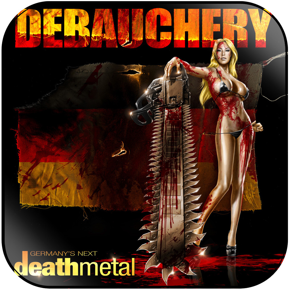 Debauchery Germanys Next Death Metal Album Cover Sticker