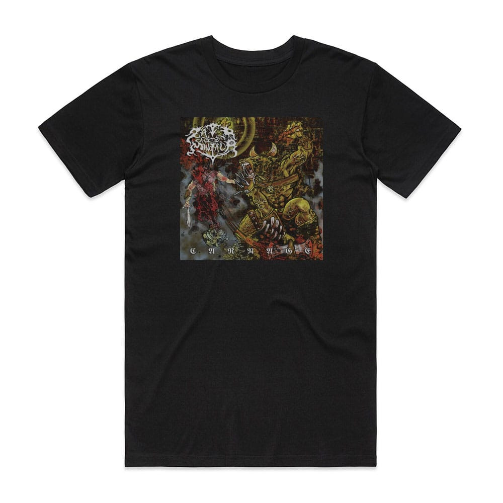 Lair of the Minotaur Carnage Album Cover T-Shirt Black