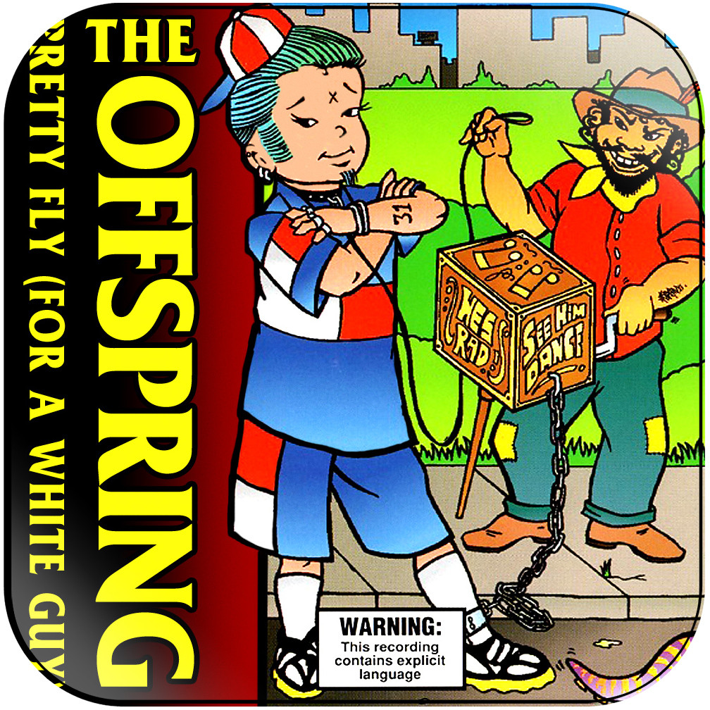 The Offspring Pretty Fly For A White Guy-2 Album Cover Sticker
