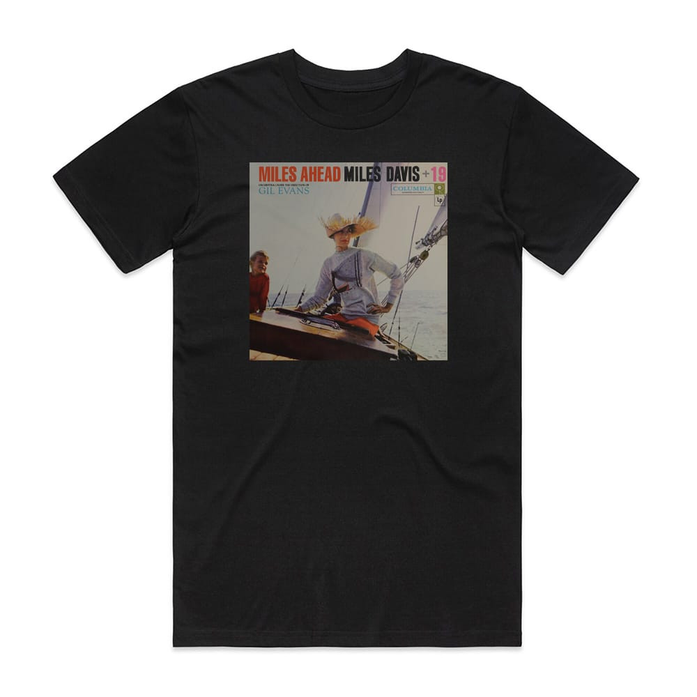 Miles Davis Miles Ahead Album Cover T-Shirt Black