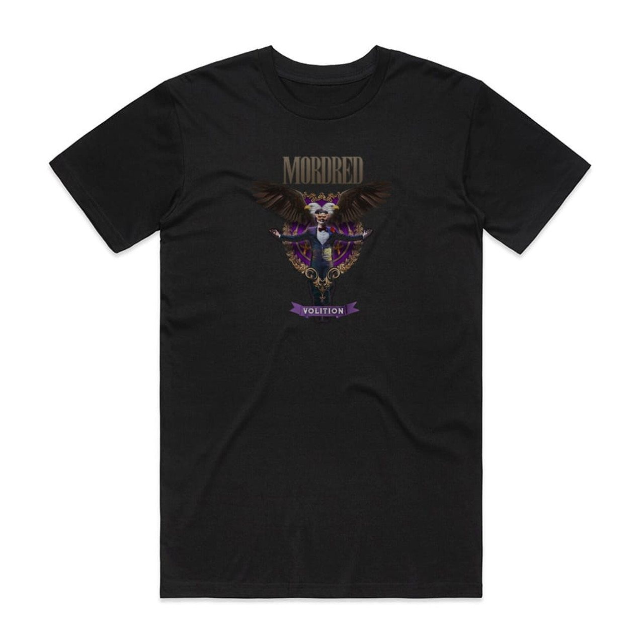 Mordred Volition Album Cover T-Shirt Black