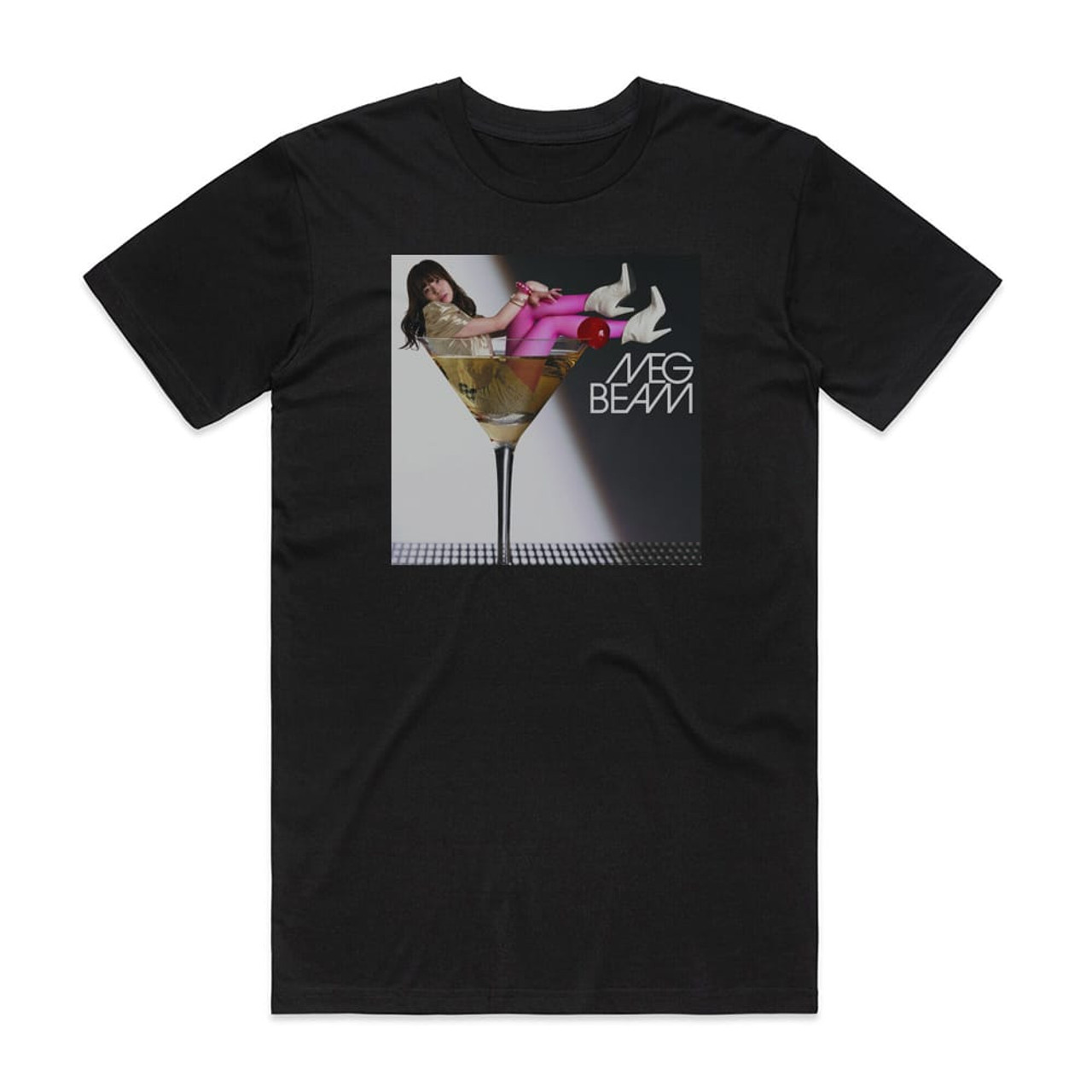 MEG Beam Album Cover T-Shirt Black