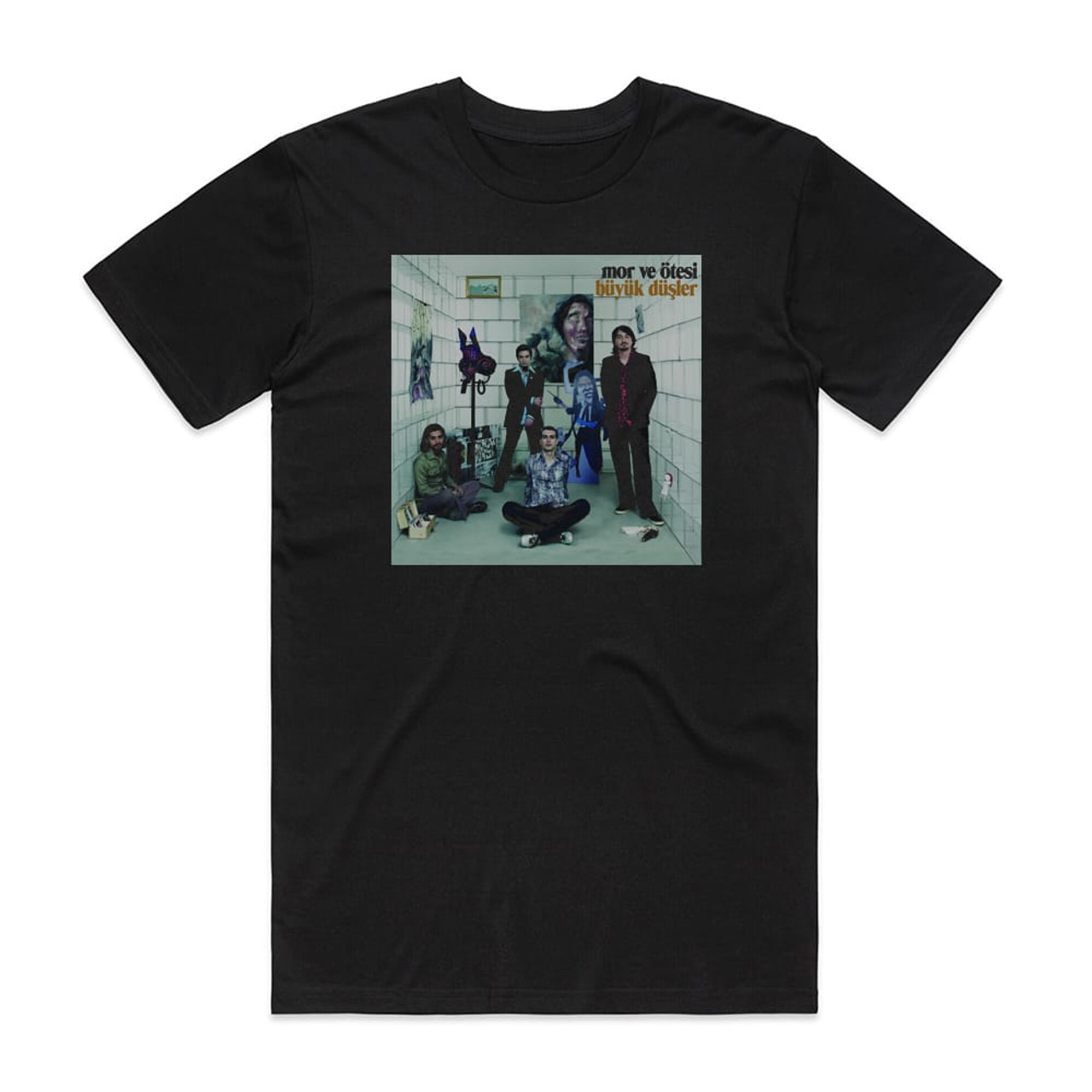 Mor ve Otesi Album Cover T-Shirt Black